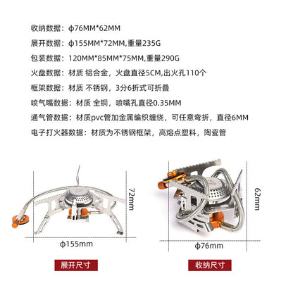 Portable Folding Camping Stove for Outdoors